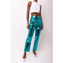 Lupe Blue Metallic Trousers