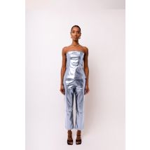 Johanna Arctic Blue Bandeau Top