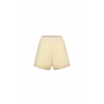 Yolanda Cream Knitted Shorts