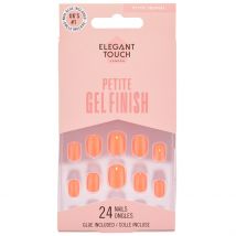 Elegant Touch False Nails Squoval Petite - Tulip Sunrise