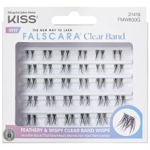 Kiss Falscara - Feathery & Wispy Clear Band Wisps (30 Pack) False Eyelashes