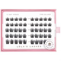 Lola's Lashes Pre-Glued Cluster Lashes - Satin Volume False Eyelashes