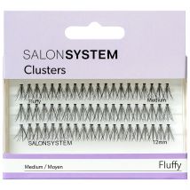 Salon System Cluster Lashes Fluffy Medium False Eyelashes