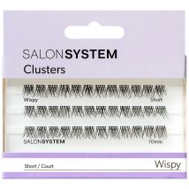 Salon System Cluster Lashes Wispy Short False Eyelashes