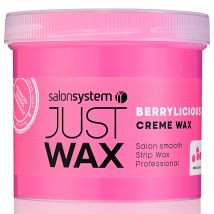 Salon System Just Wax Berrylicious Creme Wax (450g) False Eyelashes