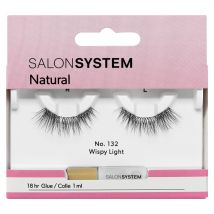 Salon System Natural 132 Wispy Light Lashes False Eyelashes