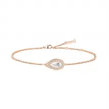 Messika Fiery 18ct Rose Gold 0.10ct Diamond Bracelet