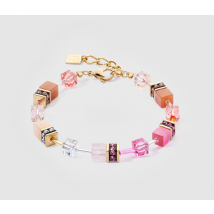 Coeur De Lion GeoCUBE Iconic Precious Bracelet Rose Orange