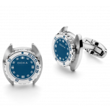 Doxa Cufflinks SUB Caribbean Blue