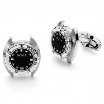 Doxa Cufflinks SUB Sharkhunter Black