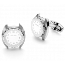 Doxa Cufflinks SUB Whitepearl White