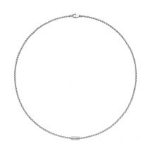 Fope Aria 18ct White Gold 0.02ct Diamond Necklace - 90cm