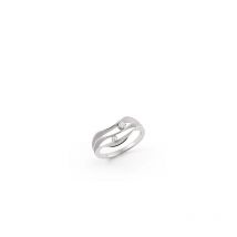 Annamaria Cammilli 18ct White Ice & Diamond Dune Atolli Series Ring - 55