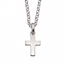 Little Star Kaia Sterling Silver Cross Necklace - Silver