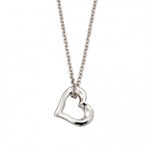 Little Star Lola Sterling Silver Heart Necklace - Silver