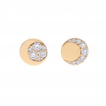 Pasquale Bruni Luce 18ct Rose Gold 0.35ct Diamond Stud Earrings - Gold