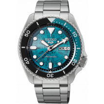 Seiko 5 Sports Skeleton Dial Watch
