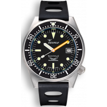 Squale Watch 1521 Black Blasted Rubber