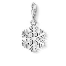 Thomas Sabo Charm Club Sterling Silver Snowflake Charm - Silver