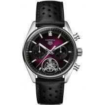 TAG Heuer Carrera Chronograph Tourbillon Sunray Brushed Purple Watch