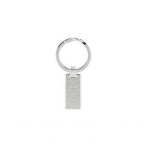 Gucci Signature Keyring Silver D