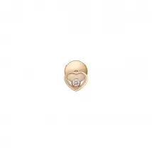 Chopard My Happy Hearts 18ct Rose Gold Diamond Single Stud Earring