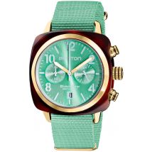Briston Watch Clubmaster Classic Acetate Gold - Green