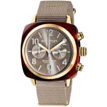 Briston Watch Clubmaster Classic Acetate Gold - Taupe
