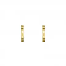 Chopard Ice Cube 18ct Yellow Gold Hoop Earrings