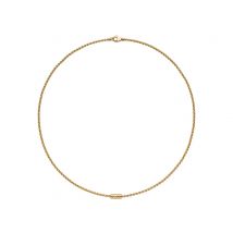Fope Aria 18ct Yellow Gold 0.02ct Diamond Necklace - 90cm