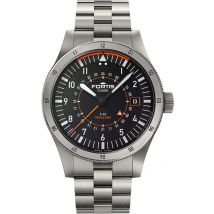 Fortis Flieger F-43 Triple GMT On Block Bracelet Watch