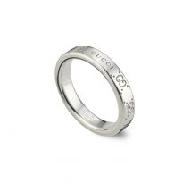 Gucci Signature Sterling Silver GG Ring D - O.5