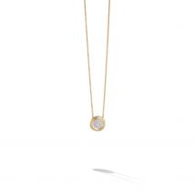 Marco Bicego Delicati 18ct Yellow Gold 0.15ct Diamond Necklace - Option1 Value Yellow Gold