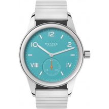 Nomos Glashutte Club Campus Endless Blue Steel Back Watch