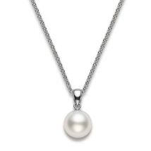 Mikimoto 18ct White Gold 10mm White A+ South Sea Pearl Necklace - White Gold