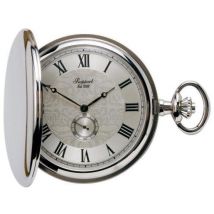 Rapport Pocket Watch Full Hunter Silver Tone