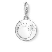 Thomas Sabo Charm Club Sterling Silver Zirconia Wishes Come True Charm - Silver