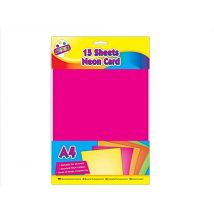 15 Sheets A4 Neon Card_6875