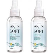 Avon Skin So Soft Original Dry Oil Body Spray with Jojoba 150 ml - Pack of 2