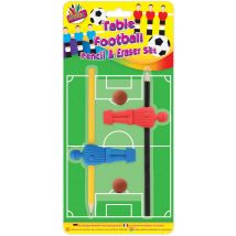 4176 Table Football Pencil with Eraser Set