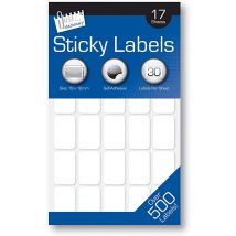 19x12mm Sticky Label - White