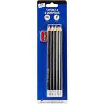 1 X 10 HB Pencils with Sharpener