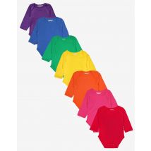 Organic Basic Long-Sleeved Baby Bodysuit Bundle (6-12m / 80cm)