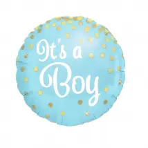 Folieballon It’s a Boy – Blauw – 45 cm