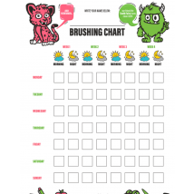 Kids Brushing Chart