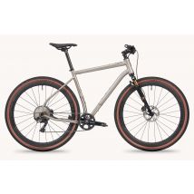 PCS, Around The Outside Flat Handlebar - Titanium Expedition Gravel Bike, Large / FOX Suspension / GRX820 mechanical & Hoopdriver Rock and Roll 40mm deep carbon wheels