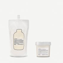 Davines - Éco-recharge LOVE CURL Shampoo + Conditioner - 2 pz. - Certifié BCorp - Packaging neutre en carbone - Écoresponsable