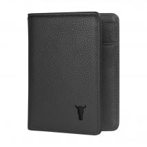 Bifold Leather Wallet (with RFID Protection) - Black