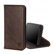 iPhone 11 Leather Case (with Stand function) - Dark Brown