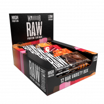 Warrior RAW Protein Oat Bar - 12 Bars Variety